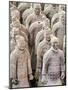 Terracotta Warrior Figures in the Tomb of Emperor Qinshihuang, Xi'An, Shaanxi Province, China-Billy Hustace-Mounted Photographic Print