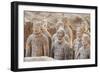 Terracotta Warrior Figures in the Tomb of Emperor Qinshihuang, Xi'An, Shaanxi Province, China-Billy Hustace-Framed Photographic Print