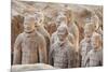 Terracotta Warrior Figures in the Tomb of Emperor Qinshihuang, Xi'An, Shaanxi Province, China-Billy Hustace-Mounted Photographic Print