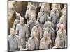 Terracotta Warrior Figures in the Tomb of Emperor Qinshihuang, Xi'An, Shaanxi Province, China-Billy Hustace-Mounted Photographic Print