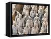 Terracotta Warrior Figures in the Tomb of Emperor Qinshihuang, Xi'An, Shaanxi Province, China-Billy Hustace-Framed Stretched Canvas