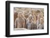 Terracotta Warrior Figures in the Tomb of Emperor Qinshihuang, Xi'An, Shaanxi Province, China-Billy Hustace-Framed Photographic Print