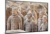 Terracotta Warrior Figures in the Tomb of Emperor Qinshihuang, Xi'An, Shaanxi Province, China-Billy Hustace-Mounted Photographic Print