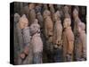 Terracotta Warrior Statues at Xian, China-Keren Su-Stretched Canvas