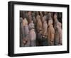 Terracotta Warrior Statues at Xian, China-Keren Su-Framed Photographic Print