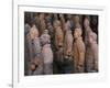 Terracotta Warrior Statues at Xian, China-Keren Su-Framed Photographic Print