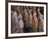 Terracotta Warrior Statues at Xian, China-Keren Su-Framed Photographic Print