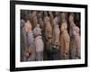 Terracotta Warrior Statues at Xian, China-Keren Su-Framed Photographic Print