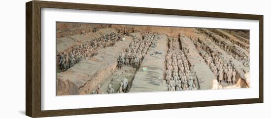 Terracotta Warriors and Horses, Xi'An, Shaanxi Province, China-null-Framed Photographic Print