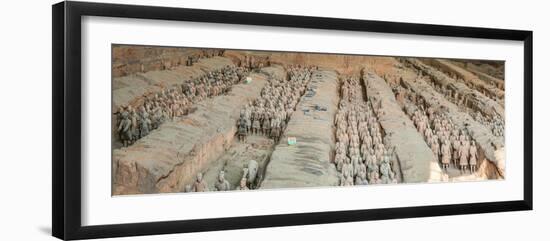 Terracotta Warriors and Horses, Xi'An, Shaanxi Province, China-null-Framed Photographic Print