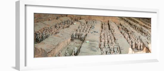 Terracotta Warriors and Horses, Xi'An, Shaanxi Province, China-null-Framed Photographic Print