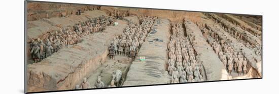 Terracotta Warriors and Horses, Xi'An, Shaanxi Province, China-null-Mounted Photographic Print