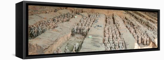 Terracotta Warriors and Horses, Xi'An, Shaanxi Province, China-null-Framed Stretched Canvas