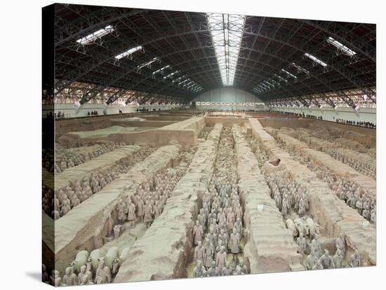 Terracotta Warriors Army, Pit Number 1, Xian, Shaanxi, China, Asia-Neale Clark-Stretched Canvas