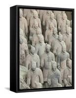 Terracotta Warriors Army, Pit Number 1, Xian, Shaanxi Province, China, Asia-Neale Clark-Framed Stretched Canvas