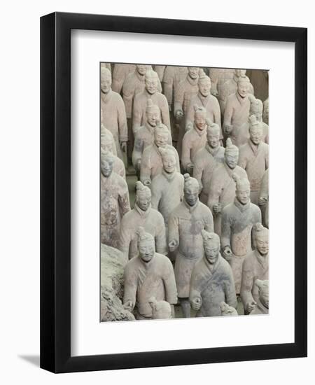 Terracotta Warriors Army, Pit Number 1, Xian, Shaanxi Province, China, Asia-Neale Clark-Framed Photographic Print