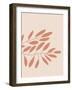 Terracotta Wild Botanical-null-Framed Art Print