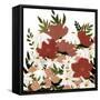 Terracotta Wildflowers II-Emma Scarvey-Framed Stretched Canvas