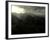 Terragen Render of Mt. Whitney, California, Under a Dark Sky-Stocktrek Images-Framed Photographic Print