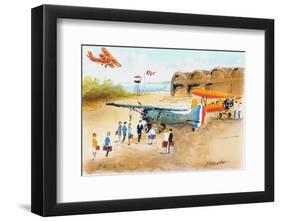 Terrain Daviation-Urbain Huchet-Framed Collectable Print