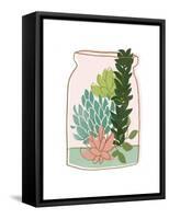 Terrarium Cameo VIII-June Vess-Framed Stretched Canvas