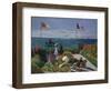 Terrasse À Sainte-Adresse, 1866-1867-Claude Monet-Framed Giclee Print