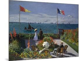 Terrasse À Sainte-Adresse, 1866-1867-Claude Monet-Mounted Giclee Print