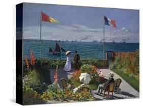 Terrasse À Sainte-Adresse, 1866-1867-Claude Monet-Stretched Canvas