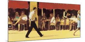 Terrasse Café Bar-Jean Marie Drouet-Mounted Art Print