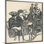 Terrasse De Café', c1920, (1923)-Maxime Dethomas-Mounted Giclee Print