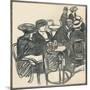 Terrasse De Café', c1920, (1923)-Maxime Dethomas-Mounted Giclee Print