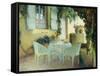 Terrasse du Manoir a Marquayrol-Henri Martin-Framed Stretched Canvas