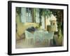 Terrasse du Manoir a Marquayrol-Henri Martin-Framed Giclee Print