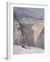 Terrasse - Morning - Val d'Isere-Bob Brown-Framed Giclee Print