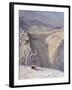 Terrasse - Morning - Val d'Isere-Bob Brown-Framed Giclee Print