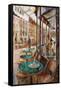 Terraza Cafe de Flore-Noemi Martin-Framed Stretched Canvas