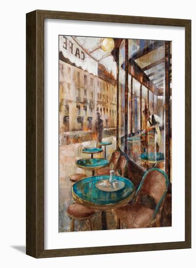 Terraza Cafe de Flore-Noemi Martin-Framed Art Print