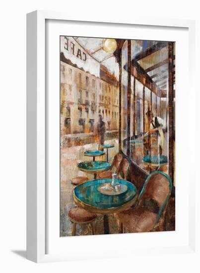 Terraza Cafe de Flore-Noemi Martin-Framed Art Print