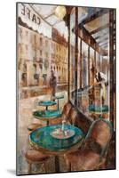Terraza Cafe de Flore-Noemi Martin-Mounted Art Print