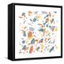 Terrazzo Sunset II-Moira Hershey-Framed Stretched Canvas