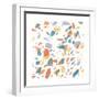 Terrazzo Sunset II-Moira Hershey-Framed Art Print
