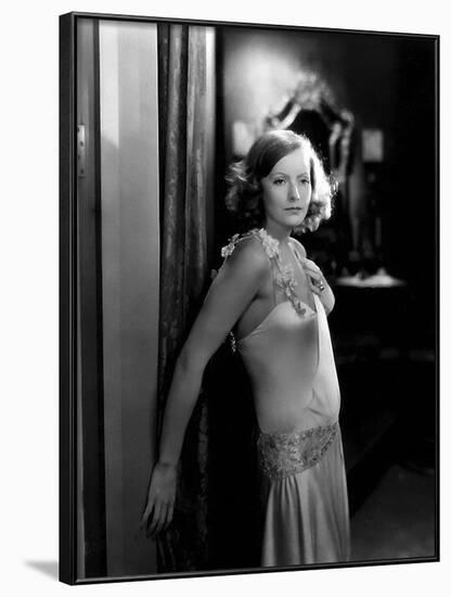 Terre by Volupte WILD ORCHIDS by Sidney Franklin with Greta Garbo, 1929 (b/w photo)-null-Framed Photo