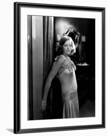 Terre by Volupte WILD ORCHIDS by Sidney Franklin with Greta Garbo, 1929 (b/w photo)-null-Framed Photo