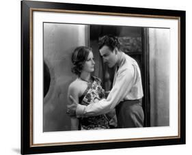 Terre by Volupte WILD ORCHIDS by Sidney Franklin with Greta Garbo and Nils Asther, 1929 (b/w photo)-null-Framed Photo