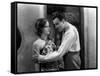 Terre by Volupte WILD ORCHIDS by Sidney Franklin with Greta Garbo and Nils Asther, 1929 (b/w photo)-null-Framed Stretched Canvas