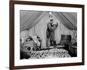 Terre by Volupte WILD ORCHIDS by Sidney Franklin with Greta Garbo and Nils Asther, 1929 (b/w photo)-null-Framed Photo