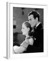 Terre by Volupte WILD ORCHIDS by Sidney Franklin with Greta Garbo and Nils Asther, 1929 (b/w photo)-null-Framed Photo