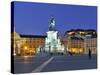 Terreiro Do Paco at Twilight, One of the Centers of the Historical City, Lisbon, Portugal-Mauricio Abreu-Stretched Canvas