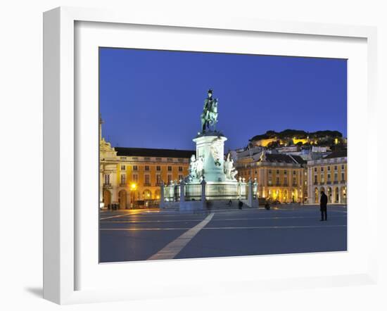 Terreiro Do Paco at Twilight, One of the Centers of the Historical City, Lisbon, Portugal-Mauricio Abreu-Framed Photographic Print