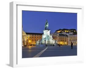 Terreiro Do Paco at Twilight, One of the Centers of the Historical City, Lisbon, Portugal-Mauricio Abreu-Framed Photographic Print